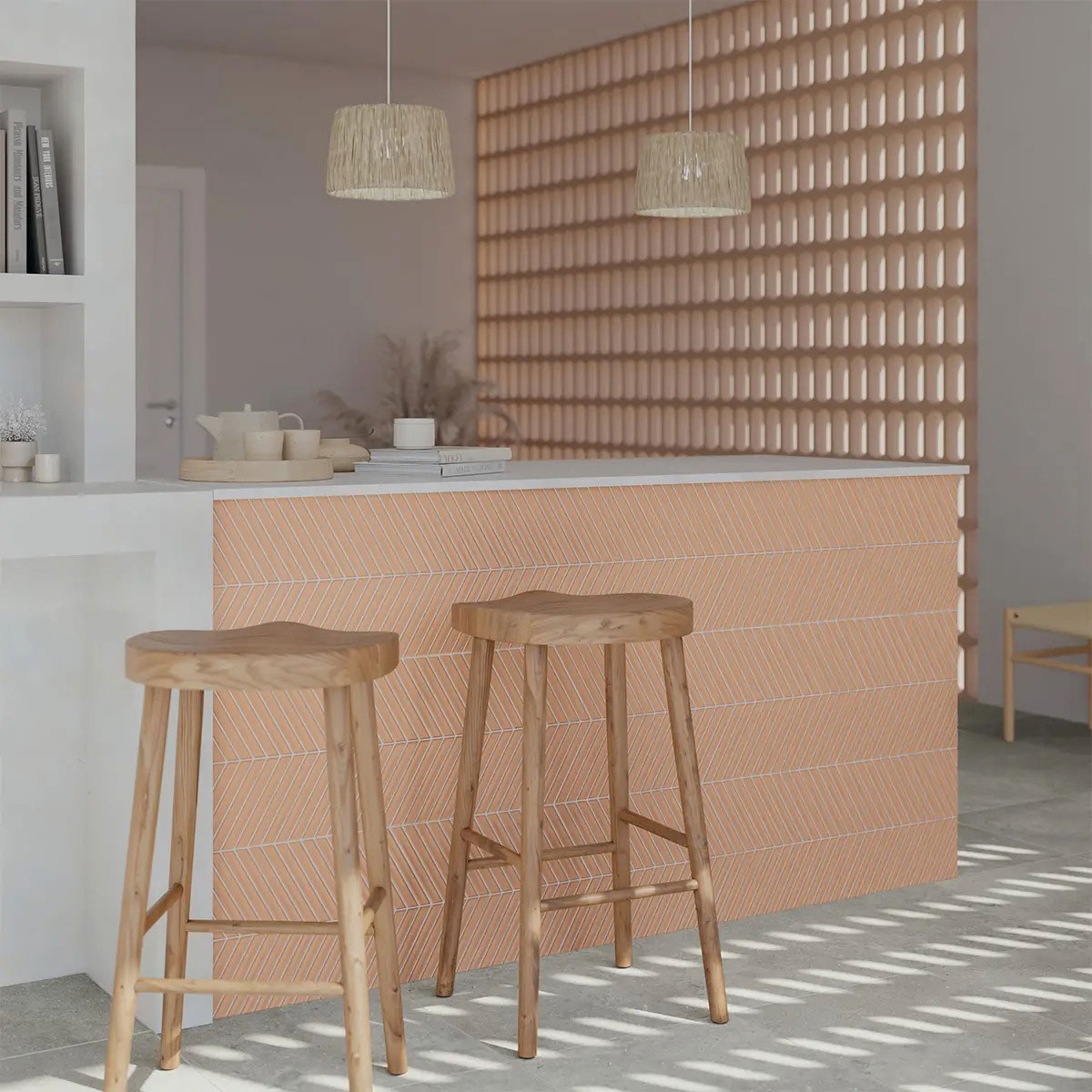 Intérieur avec barres de pointes B Revêtement de terre 15x25.9