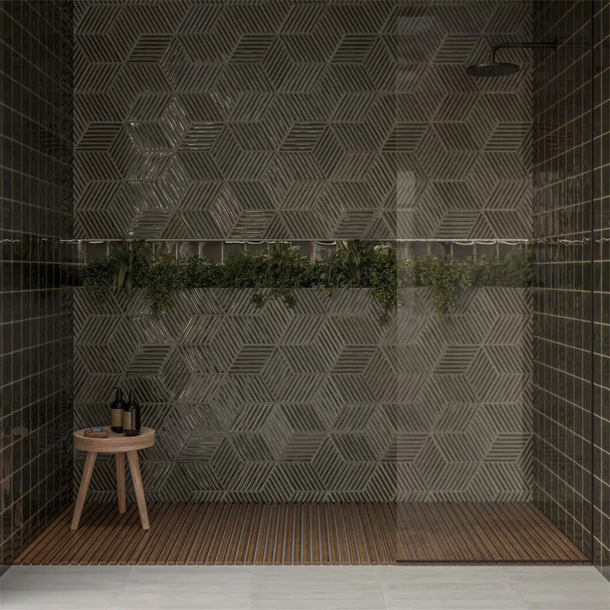 Interior con revestimiento Spike Bars B Ebony 15x25,9