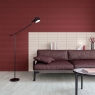 Innenraum mit Stripes Plain XL Dove-Beschichtung 7,5x30 (Box 0,511 m²)