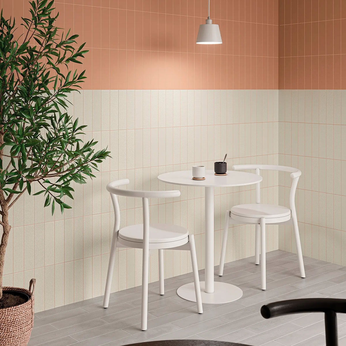 Intérieur avec revêtement Texiture Pattern Mix Pearl 6.2x25