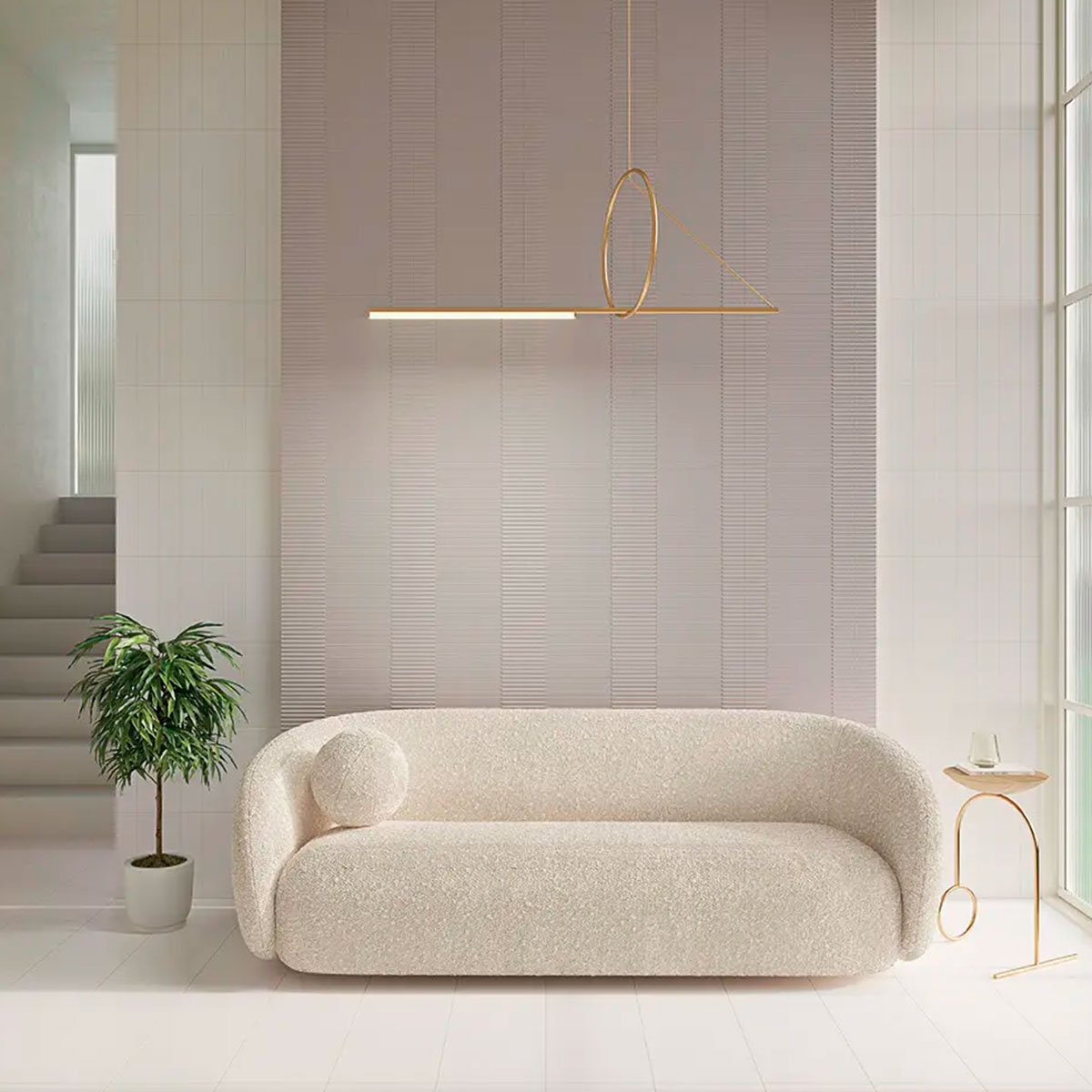 Interior com revestimento de neve Twin Peaks Plain XL 7.5x30 (Caixa 0.51m2)