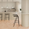 Interior com revestimento Sweet Bars Greige 12.5x25
