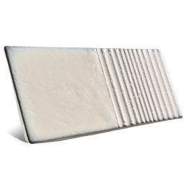 Biscuit Grooves White Nacarado 10x20 (Caja 0.88 m2)