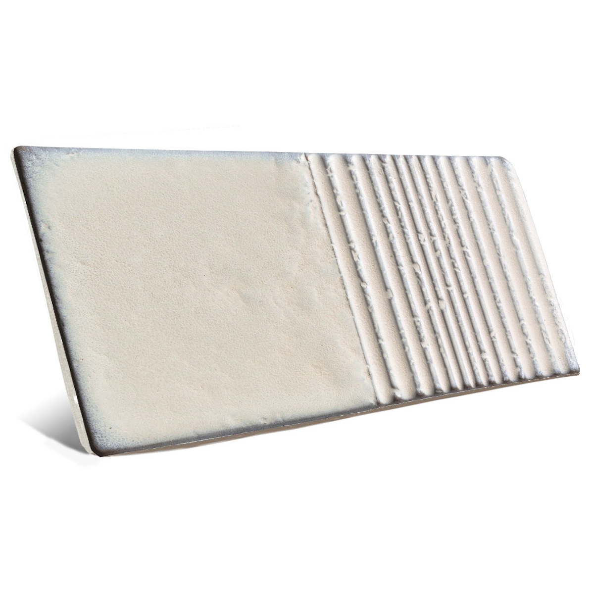 Biscuit Grooves White Pearly 10x20 (Box 0.88 m2)