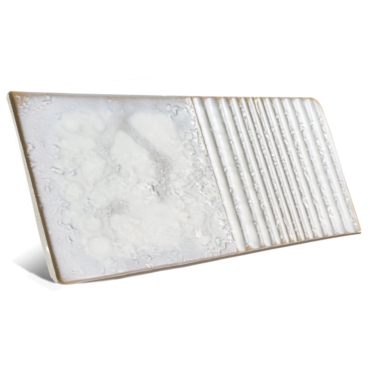 Biscuit Grooves Warm Pearly 10x20 (Boîte 0.88 m2)