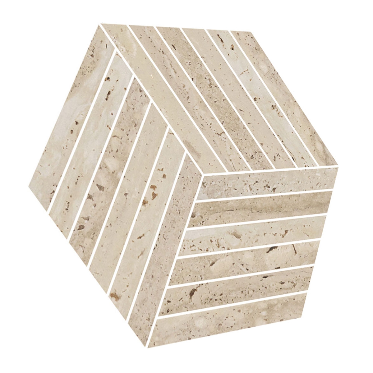 Mosaico Cartago Oto Beige 25x29 (Caja de 11 Unidades)