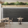 Osaka Black Upholstered Restaurant 60x120