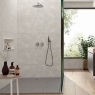 Bathroom with Q Indiga White Coating 40x120