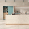 Kitchen with Q Terme Sand Coating 40x120