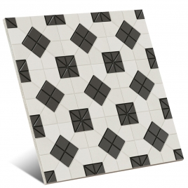 Fato Tesserae a preto e branco 28x28 (Caixa 0,784 m2)