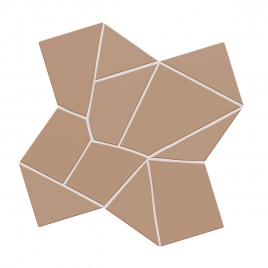 Trencadis Gaudi Mud 25,5x25,5 (Caja 0,746 m2)