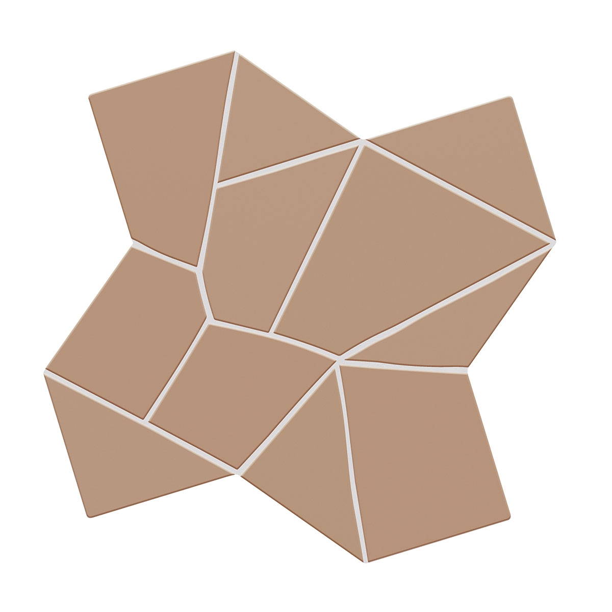 Trencadis Gaudi Mud 25,5x25,5 (Caja 0,746 m2)