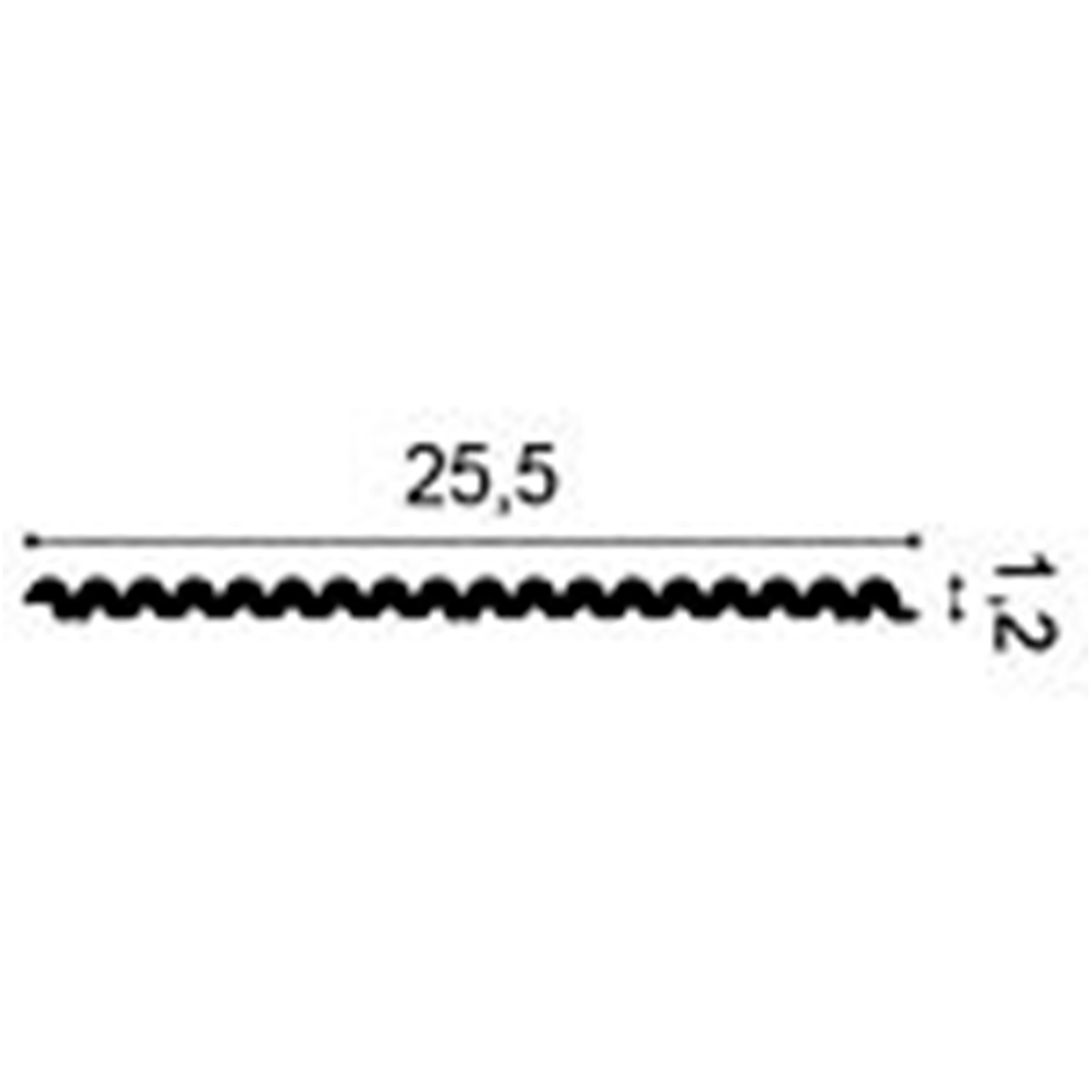WX210 REED-Wandpaneel Maße 255x2000x12