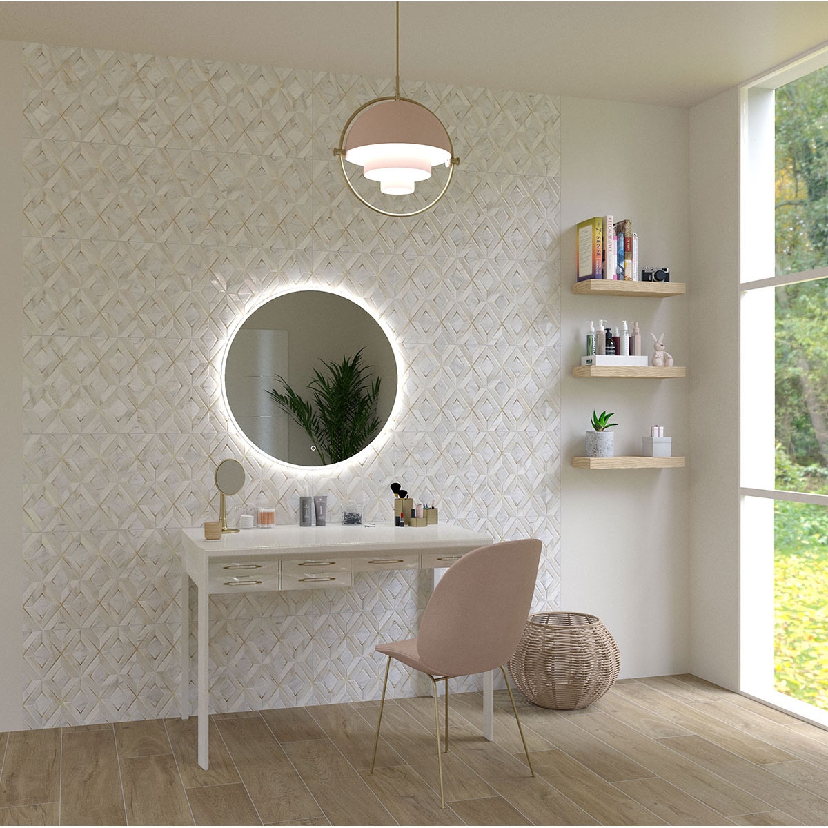 Intérieur avec revêtement Q Eleganza Gold 40x120