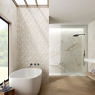 Baño con Revestimiento Q Eleganza Gold 40x120