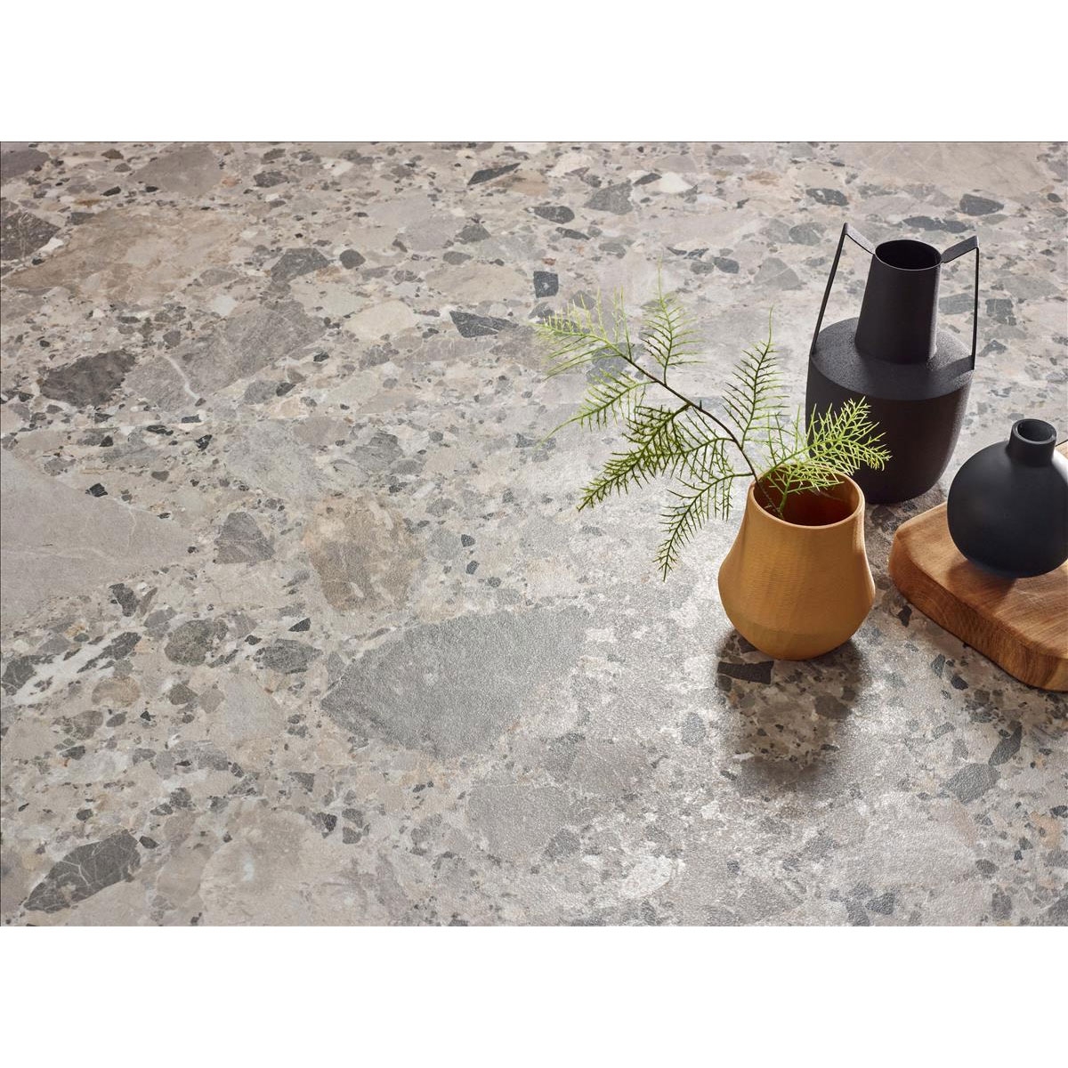 Interior with Natural Inlay Pavement 60x120