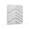 Panel De Pared W130 CHEVRON 400x2000x20mm (Precio por unidad)