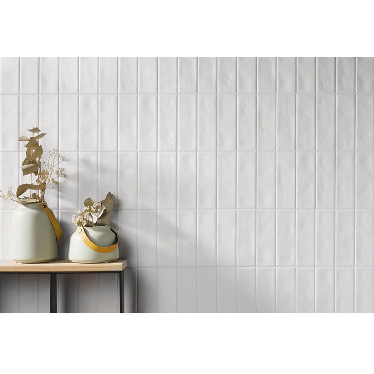 Interior com revestimento branco Liverpool 5x30