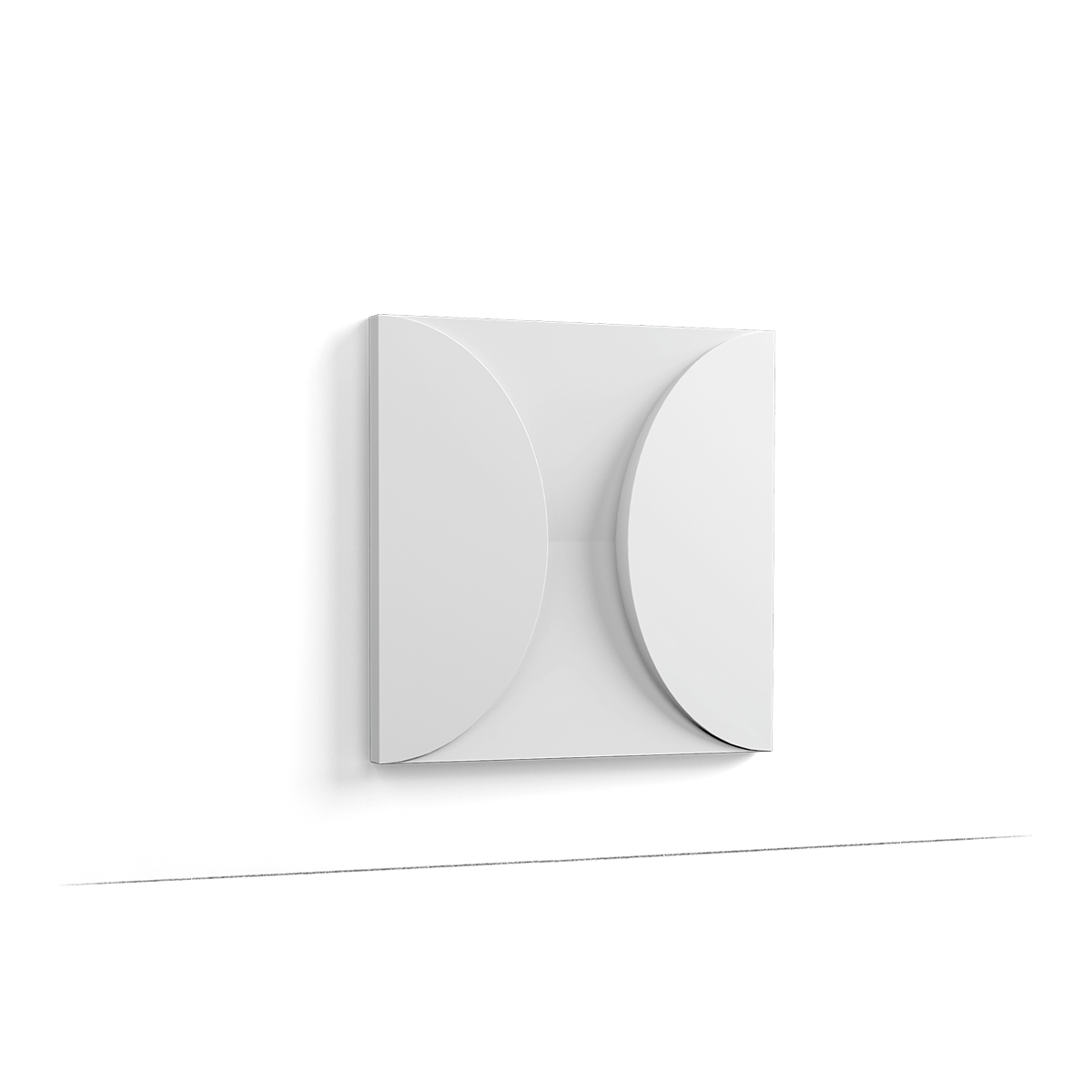 W107 CIRCLE Wall Panel 333x333x29mm (Unit Price)