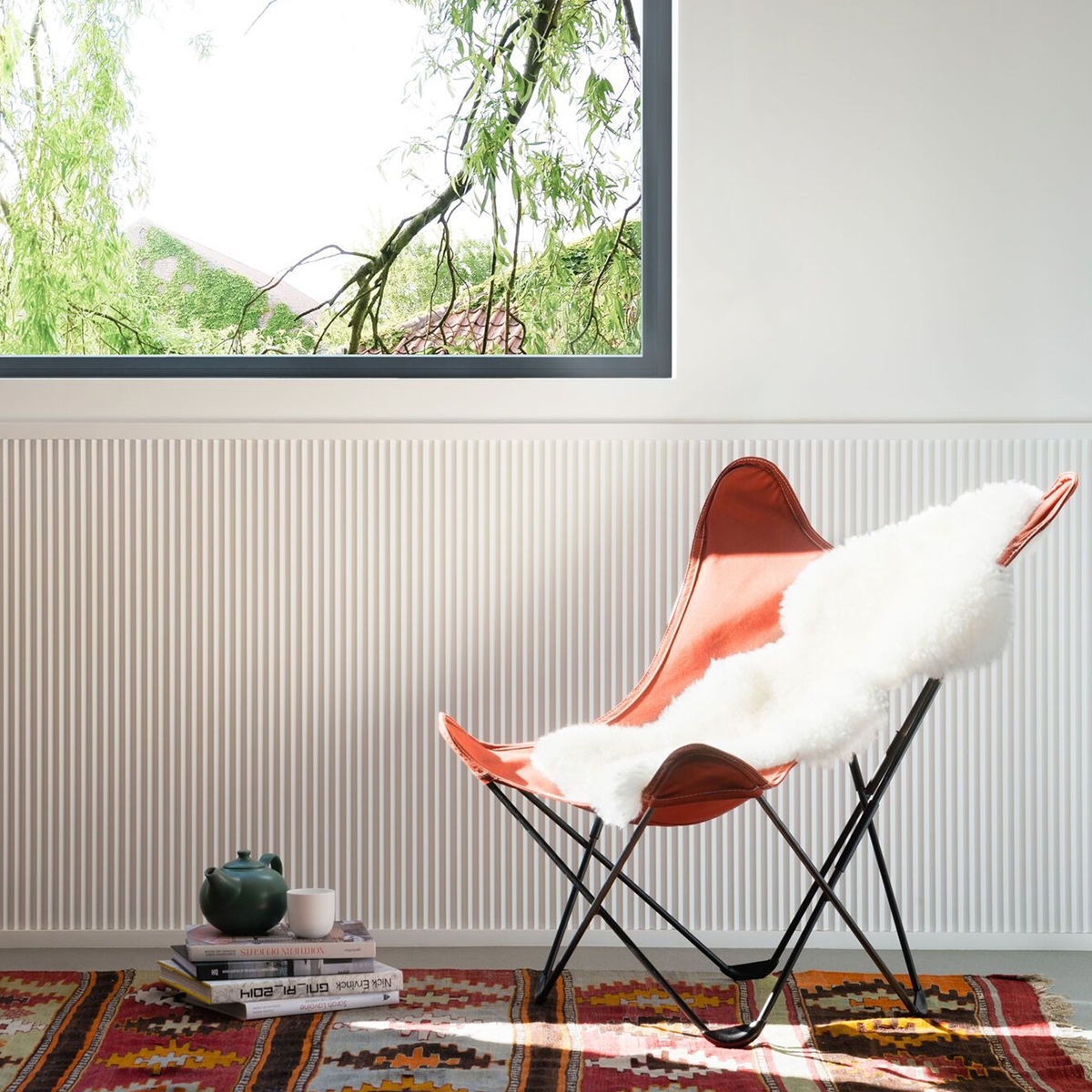 Interior com Painel de Parede W108 ZIGZAG 250x2000x18mm