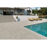 Extérieur avec chaussée antidérapante gris roches 30x60