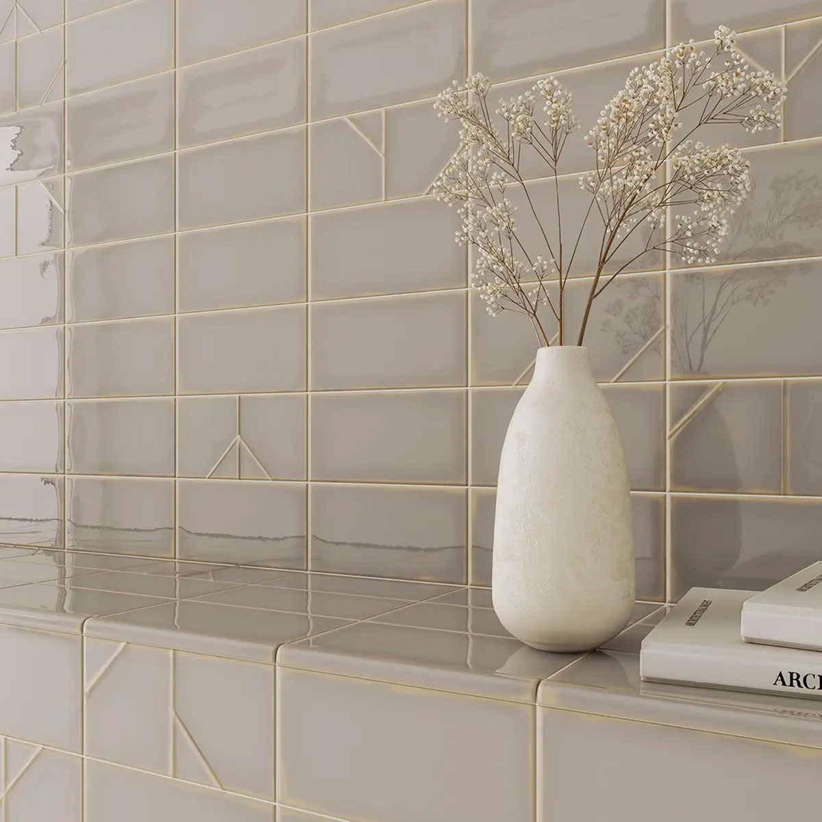 Intérieur avec revêtement en étain Yoko 6.2x12.5 (Boîte 0.59m2)