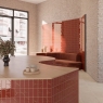 Interior com revestimento Yoko Bordo 6.2x12.5 (0.59m2)