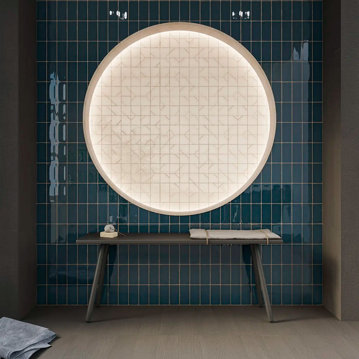 Interior com revestimento Yoko Origami Daisy 6.2x12.5