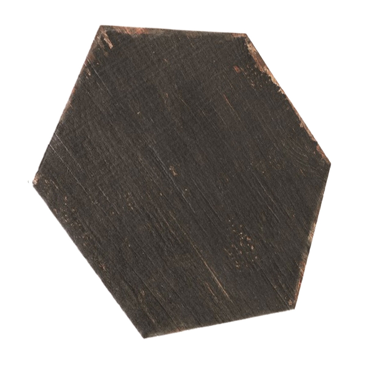 Retro Negre Hex Antidérapant 36x41.5 (Boîte 1 m2)