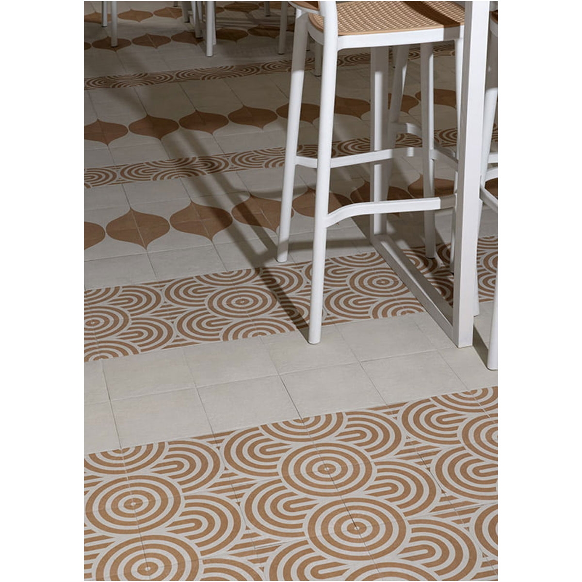 Interior con pavimento Canem Terra White Season 20x20 (Caja 1m2)