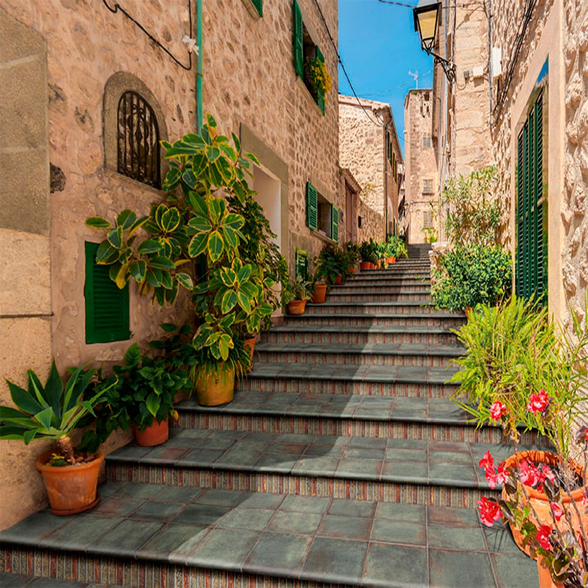 Exterior with D'Anticatto Muschio Non-slip flooring 22.5x22.5