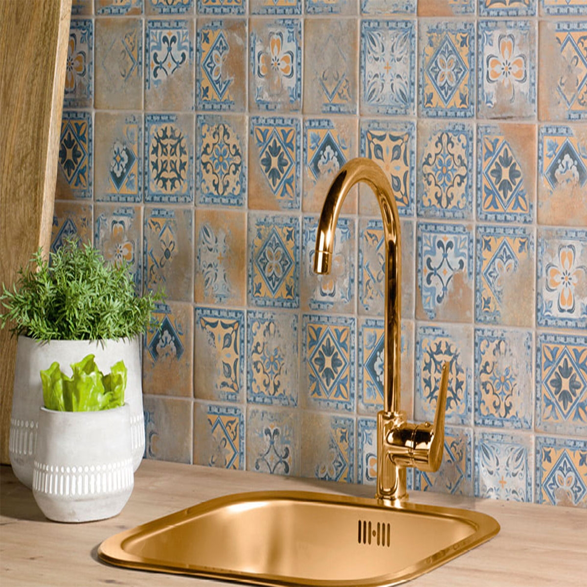 Environnement avec Fès Taco Medina Satinado 10x10 (Boîte 0,44 m2)