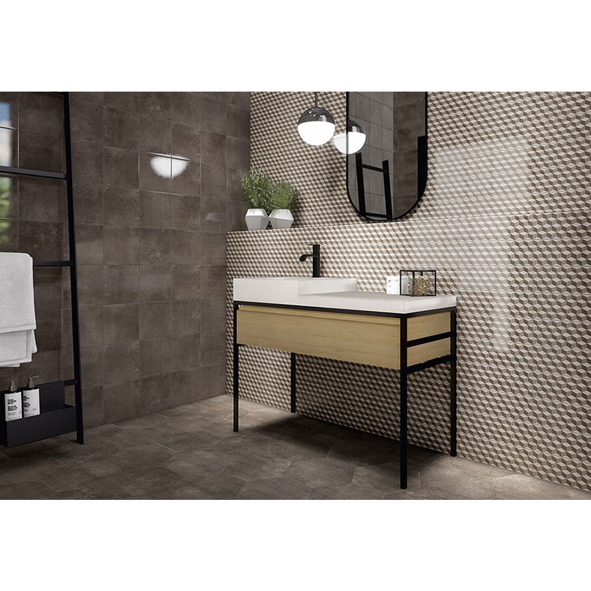 Baño con Revestimiento Tabarca Hulla 22,5x22,5