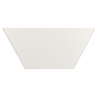 Carrelage de sol trapèze blanc glace mat 10x23 (boîte 0.33m2)