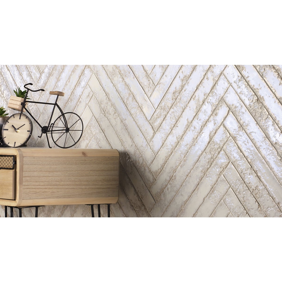 Interior con revestimiento Crayon Moonstone 5x50 (Caja 1.20m2)