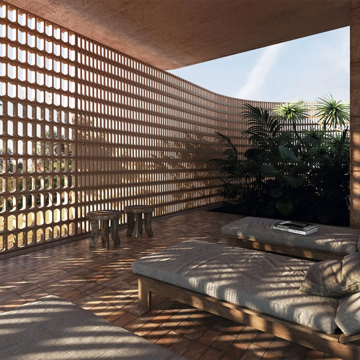 Exterior com UPN Cotto Lattice 6x20x10