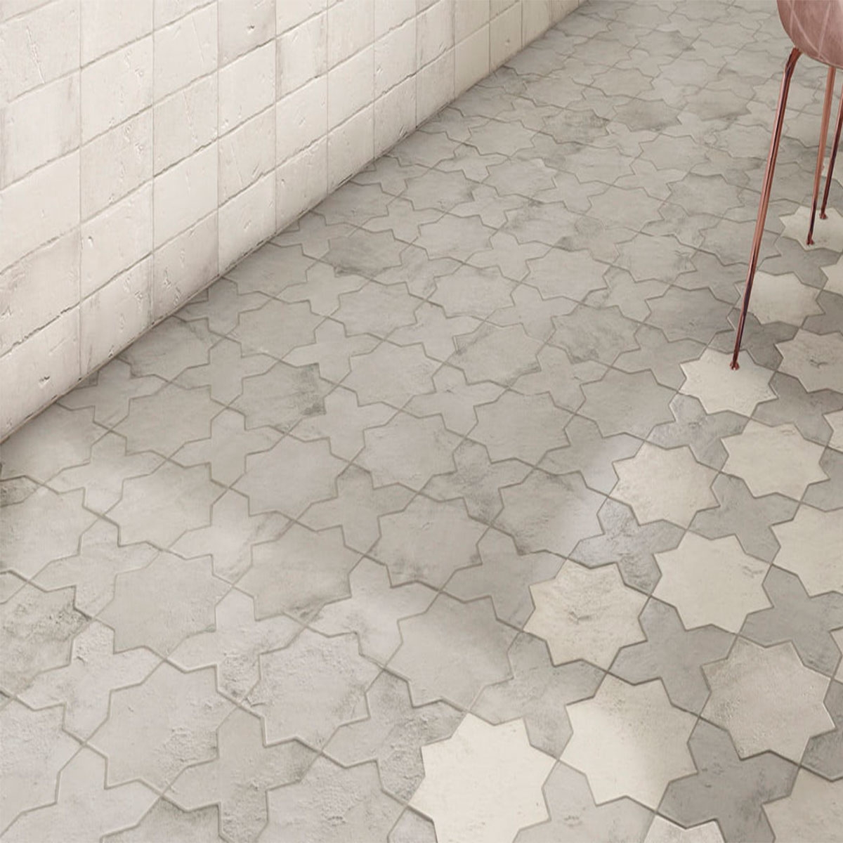 Ambiente con Malta Star Dove Mate 15.5x15.5 (Caja 0.39 m2)