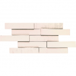 Mattone Bande Mesh Verrouillée Valge Satin 25x50 (Boîte 4 pièces)