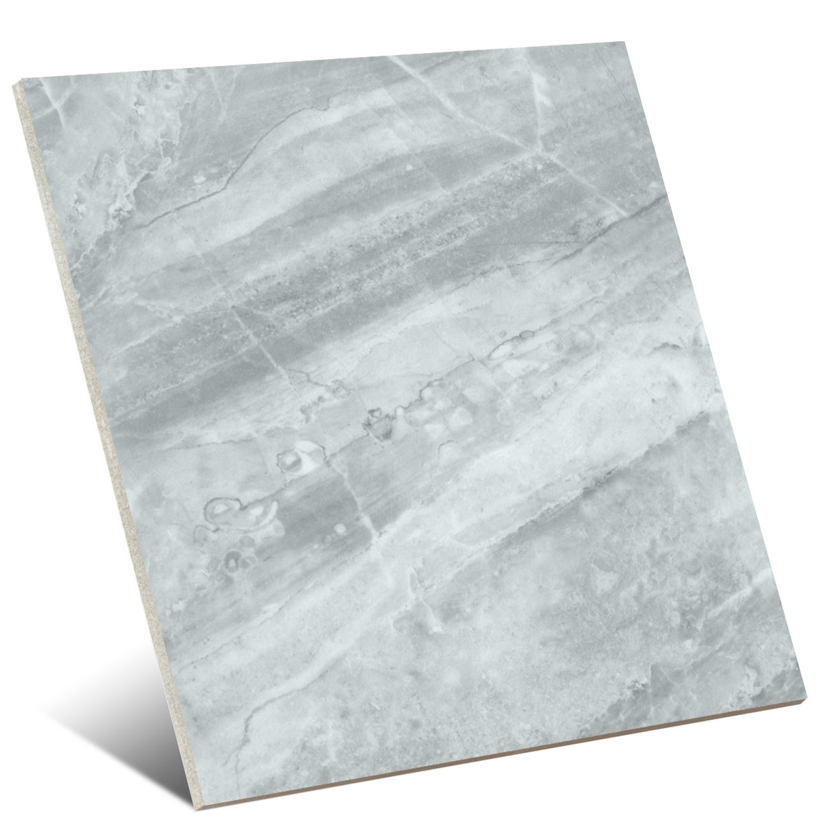 Revêtement de sol SPC gris cendré 60x60 (Boîte 1.44m2)