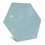 Zellige Hexa Aqua 10.8x12.4 (Caixa 0.38m2)
