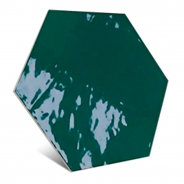 Zellige Hexa Émeraude 10.8x12.4 (Boîte 0.38m2)