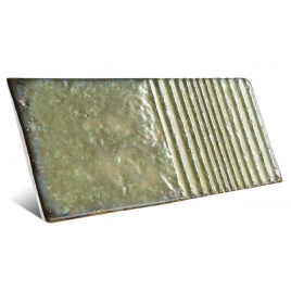 Foto de Biscuit Grooves Emerald Nacarado 10x20 (Caja 0.88 m2)