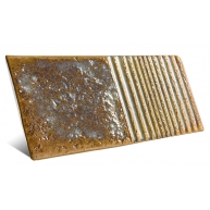 Biscuit Rainures Ocre Nacré 10x20 (Boîte 0.88 m2)