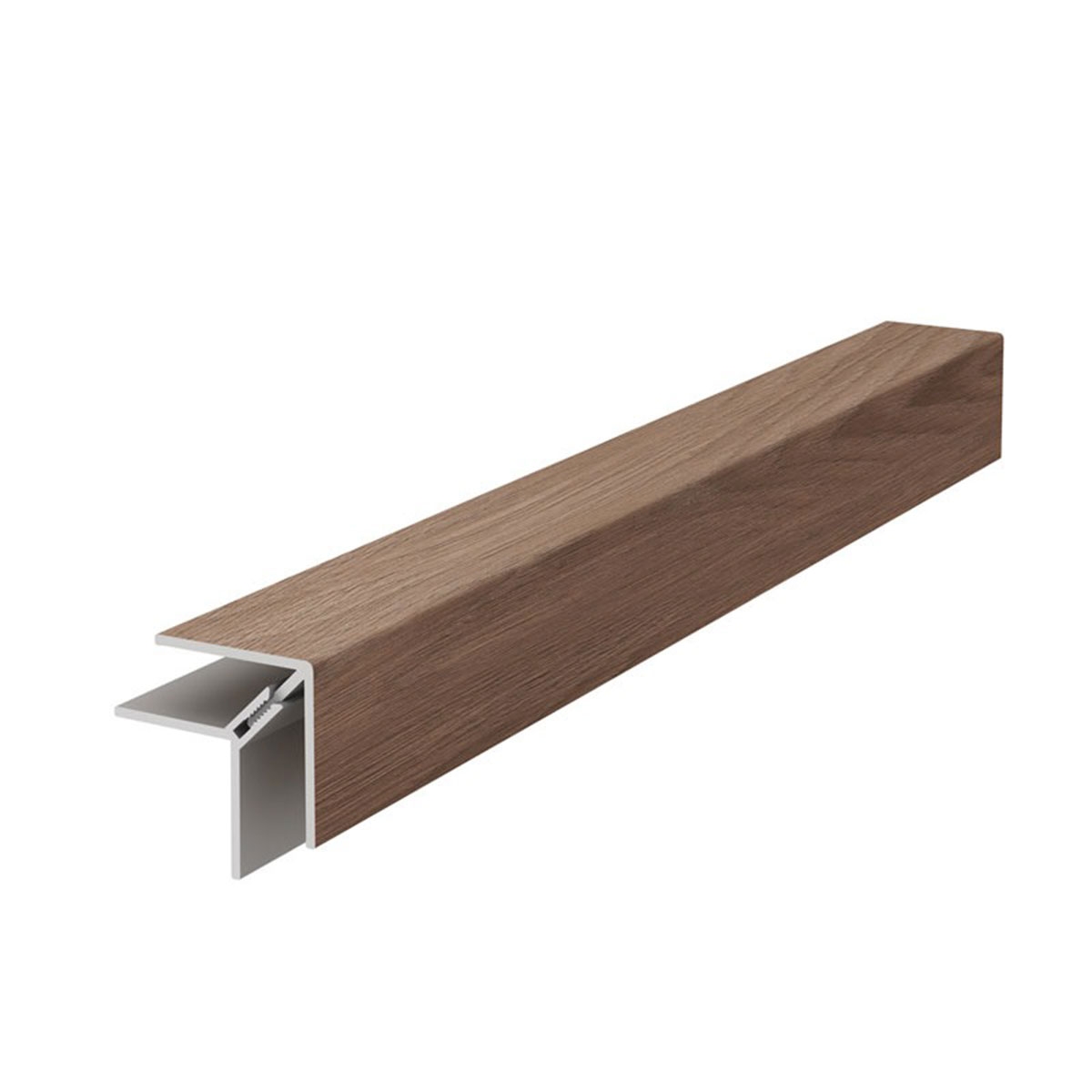 Esquina Exterior 2 Partes Chocolate Oak 600x5 (Precio por Caja)
