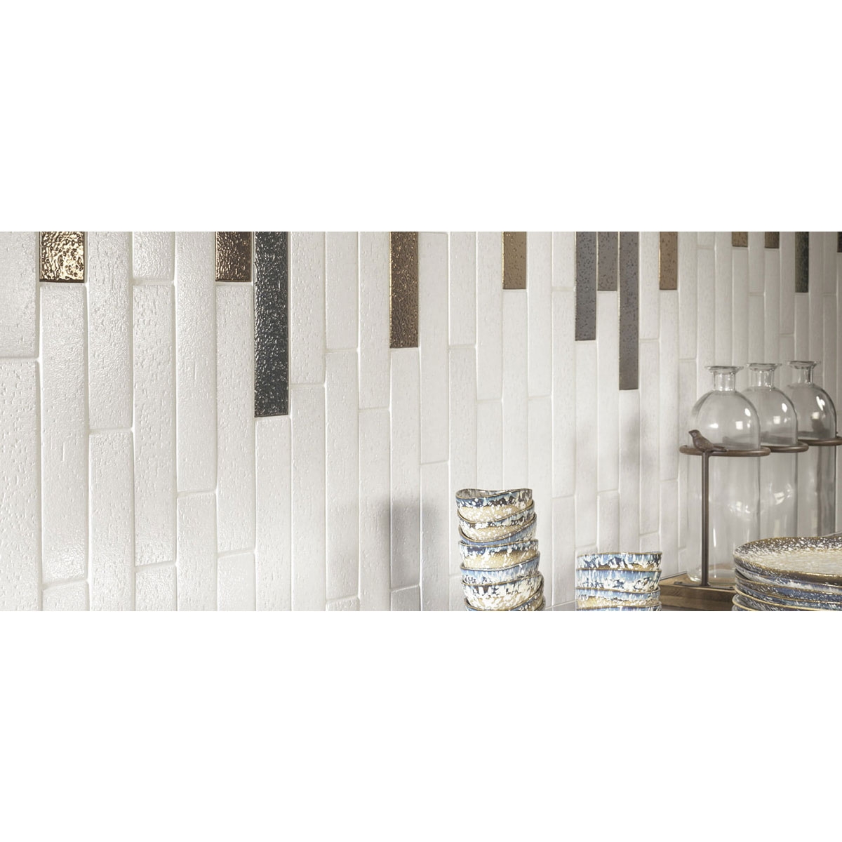 Intérieur avec revêtement Muretto Gold 5x25