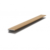 Natural Oak 2 Part Finish Profile 600x5 (Preço por unidade)