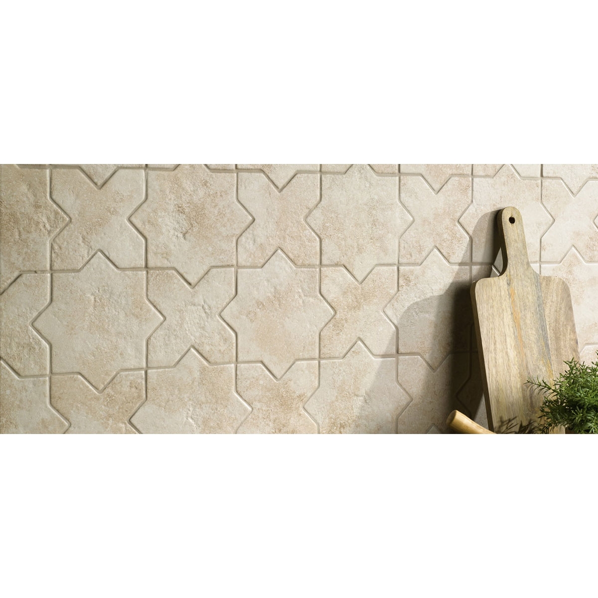 Petra Star Cuisine Enduite Crème 15.5x15.5