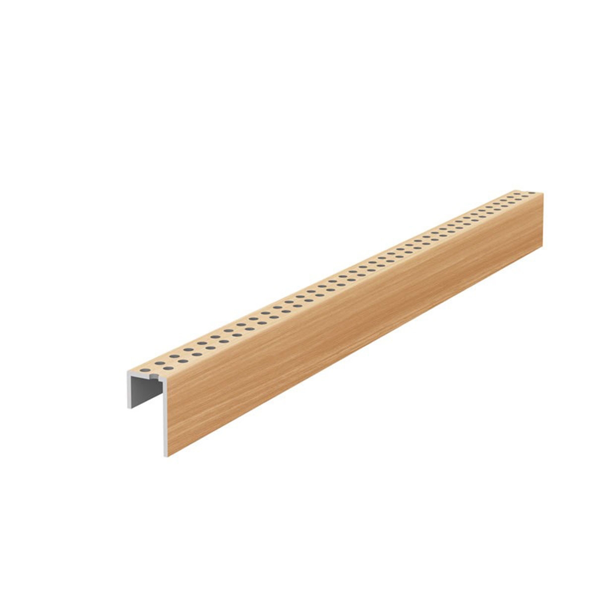 Profilé perforé en cèdre 300x3.5x1.9 (Prix par boîte)