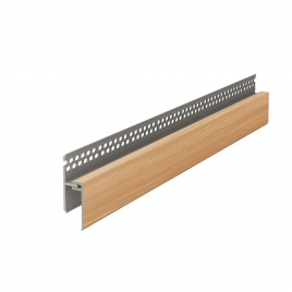 Belüftungsprofil 2 Teile Cedar 300x6x5 (Box 3m)