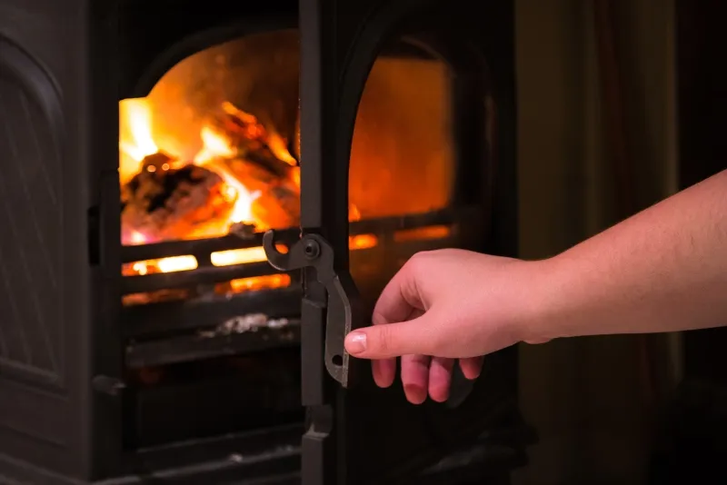 cocinas con chimeneas de lena ventajas